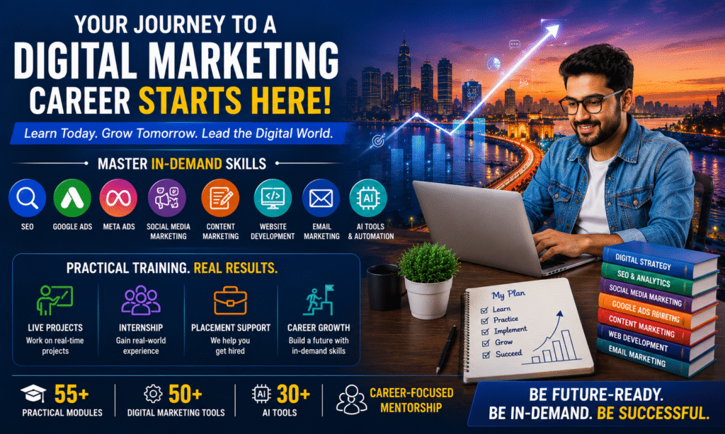 Digital Marketing Courses in Mumbai: The Ultimate Guide to Learning Digital Marketing and Creating a Successful Career in 2026